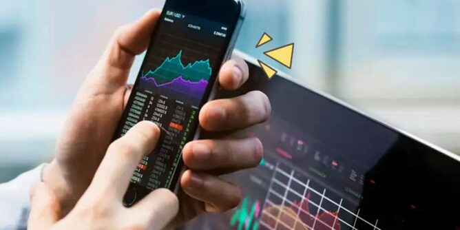 Gambar ilustrasi aplikasi investasi yang membantu pemula dan profesional